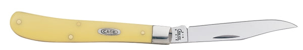 Case WR XX Pocket Knife Yellow Synthetic Slimline Trapper Cv Item #031 - (31048 Cv) - Length Closed: 4 1/8 Inches 00031