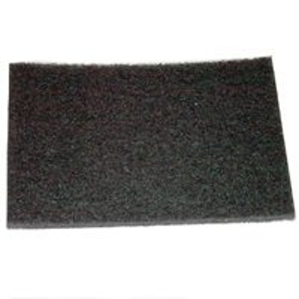 Essex Silver Line Corporation 12x18 Thick Nylon Pad Black 1218THKB