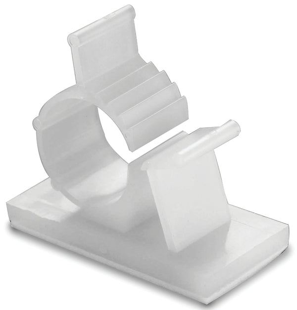Gardner Bender GKK-1550 Plastic Kwik Clips UVB, Adjustable and Ratcheting, ½ in Dia, 4 Pk., White