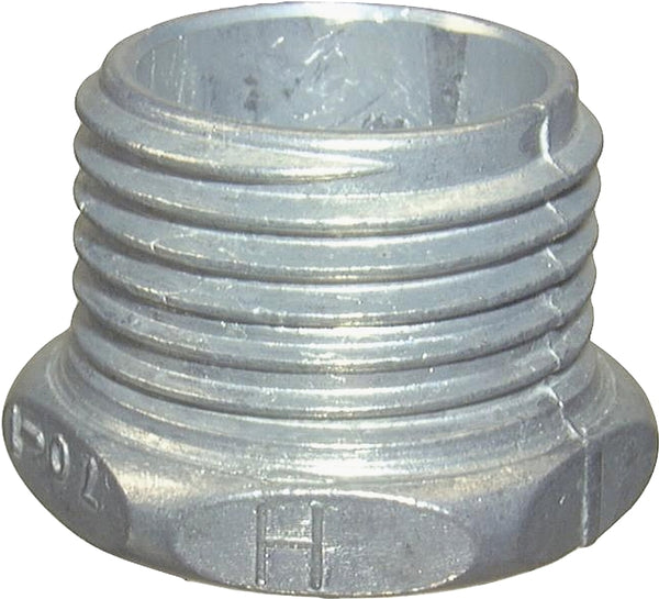Halex 07015 Conduit Chase Nipple, 1-1/2 in Rigid, Die Cast Zinc, 1-1/2", Chrome