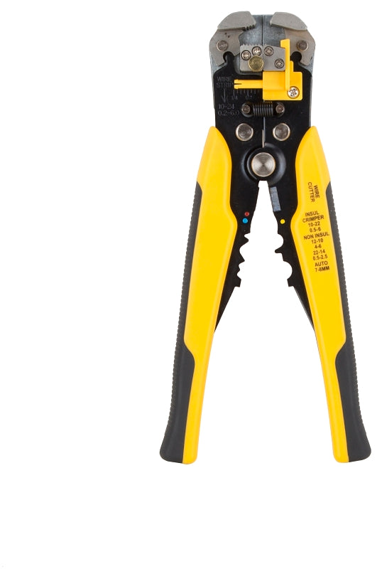 Mintcraft ProSource KY-665T3L Wire Stripper, 10 to 24 AWG Wire, 10 to 24 AWG Stripping, 10 to 24 AWG Cutting Capacity, 8 in OAL
