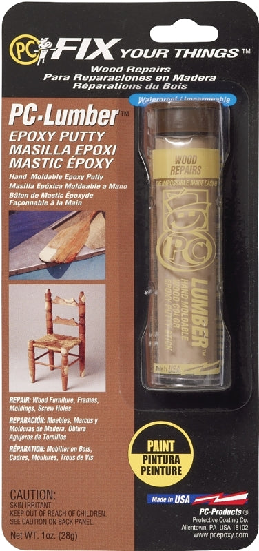 PC Products - 25574 PC-Lumber Epoxy Putty, 1oz Stick 025574