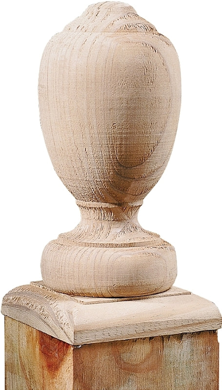 Universal Forest Products UFP 106090 Post Top, 6-1/2 in H, Traditional, Pine, White