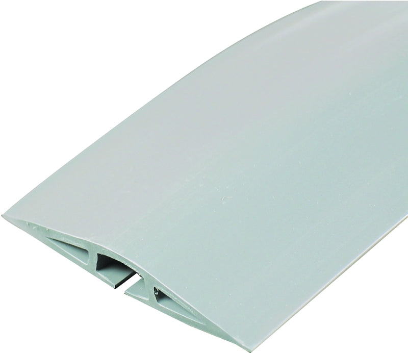 Legrand Wiremold CDG-5 Corduct 5 Foot Cord Cover for Floors, Holds 1 Cord or Cable, Gray (1 Pack)