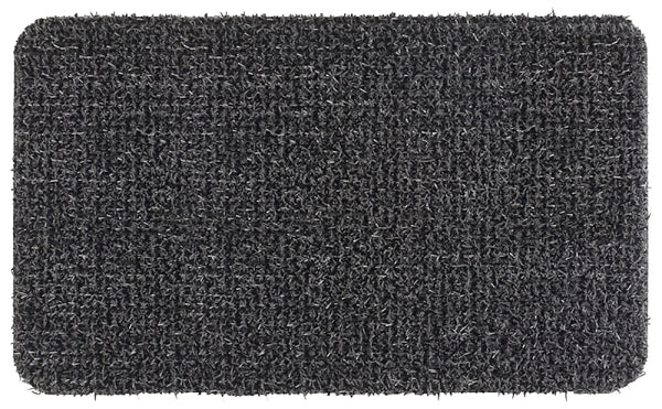GrassWorx Clean Machine Flair Doormat, 18'' x 30'', Flint (10372029)