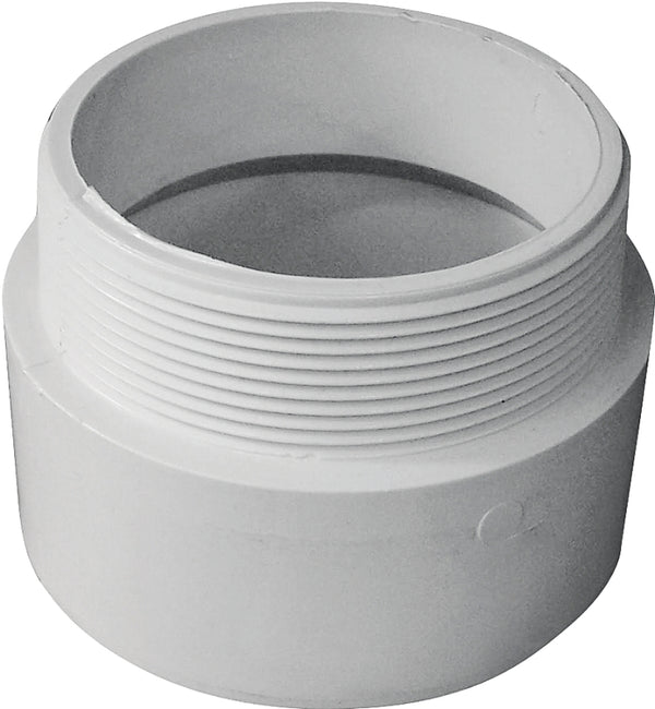 Canplas 192874 PVC DWV Male Adapter, 4-Inch, White