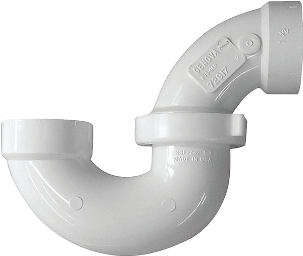Canplas 193212E PVC DWV P-Trap with Union, 2-Inch, White