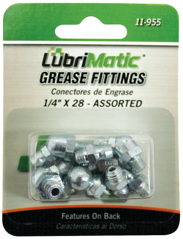 Plews 11-955 1/4" Grease Gun Fitting Assortment