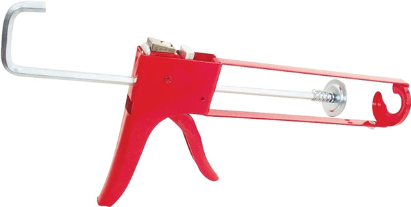 Newborn 114DCB 1/10GL Stroker Caulk Gun, 10:1 Or 7:1, 1/10 Gal, Red