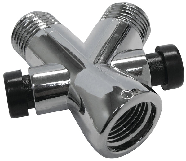 Keeney PP825-7 Plumb Pak Shower Arm Diverter and Adapter, Polished Chrome Finish
