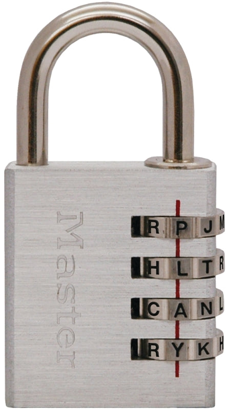 Padlock Combo 7/8in Vertclr