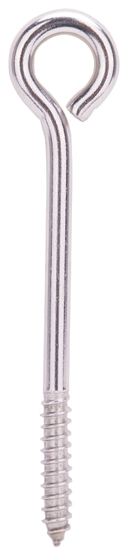 MINTCRAFT LR261 SS Lag Eye Screw, 1/4 x 5-Inch
