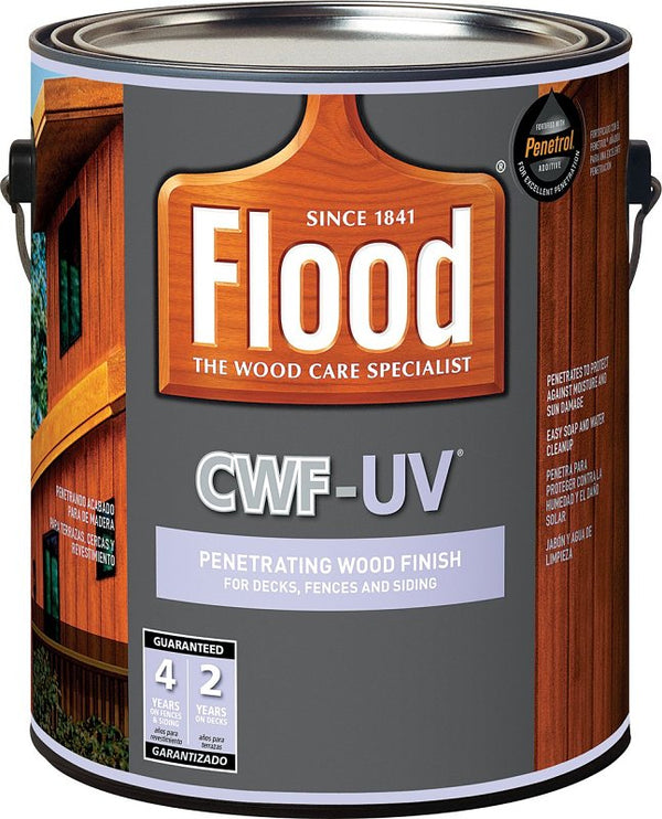 Flood 1 gal. Cedar Transparent CWF-UV Exterior Wood Stain FLD520-01