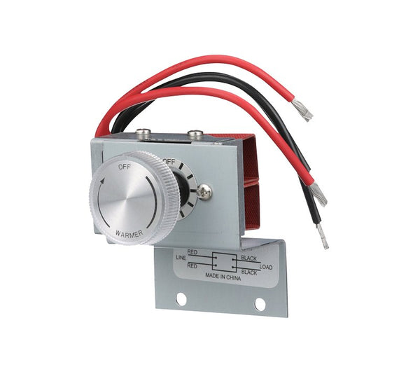 TPI TBD DPST-in-Built Thermostat Kit for Electric Baseboard, 22 Amp/18 Amp, White/Ivory