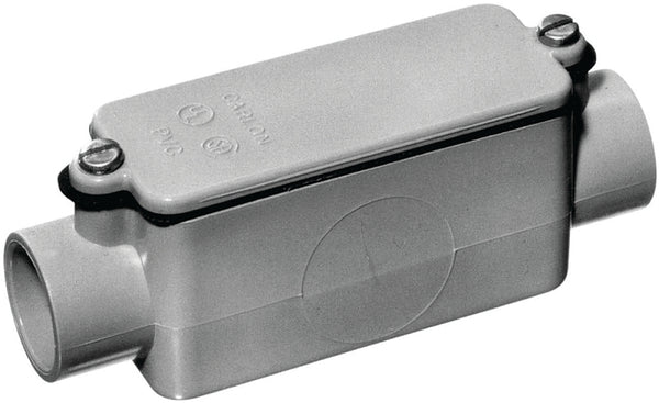 Thomas & Betts E987D Carlon Rigid Non-Metallic PVC Type-C Conduit Access Body, 1/2" E987D-CTN