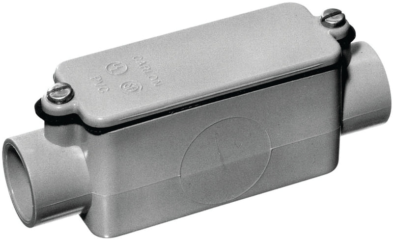 Thomas & Betts E987D Carlon Rigid Non-Metallic PVC Type-C Conduit Access Body, 1/2"