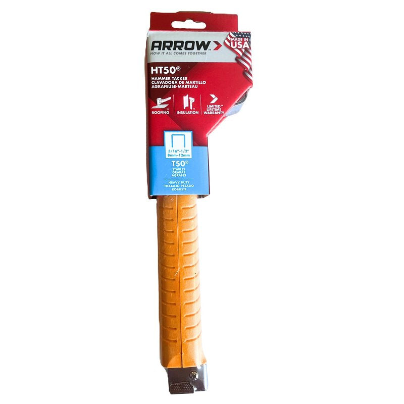 Arrow Fastener HT50 Heavy Duty Hammer Tacker