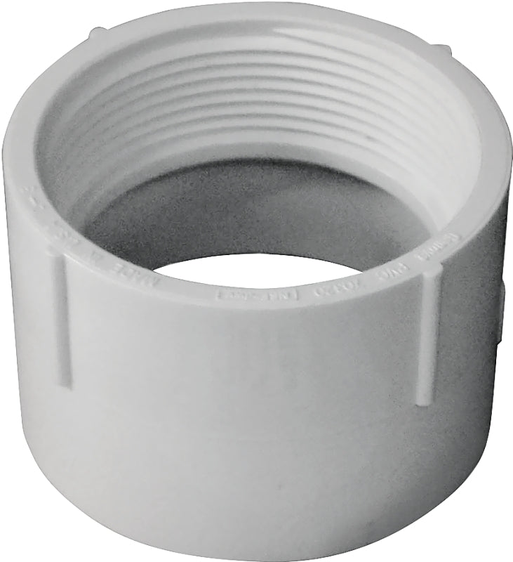 Canplas 192892 PVC DWV Female Adapter, 2-Inch, White