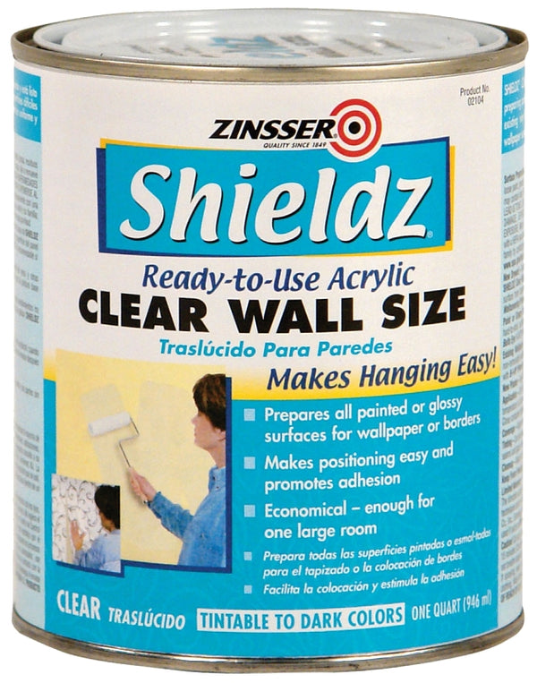 Rust-Oleum 2104 Shieldz Wall Size Primer, 1-Quart, Clear, 32 Fl Oz (Pack of 1) 02104