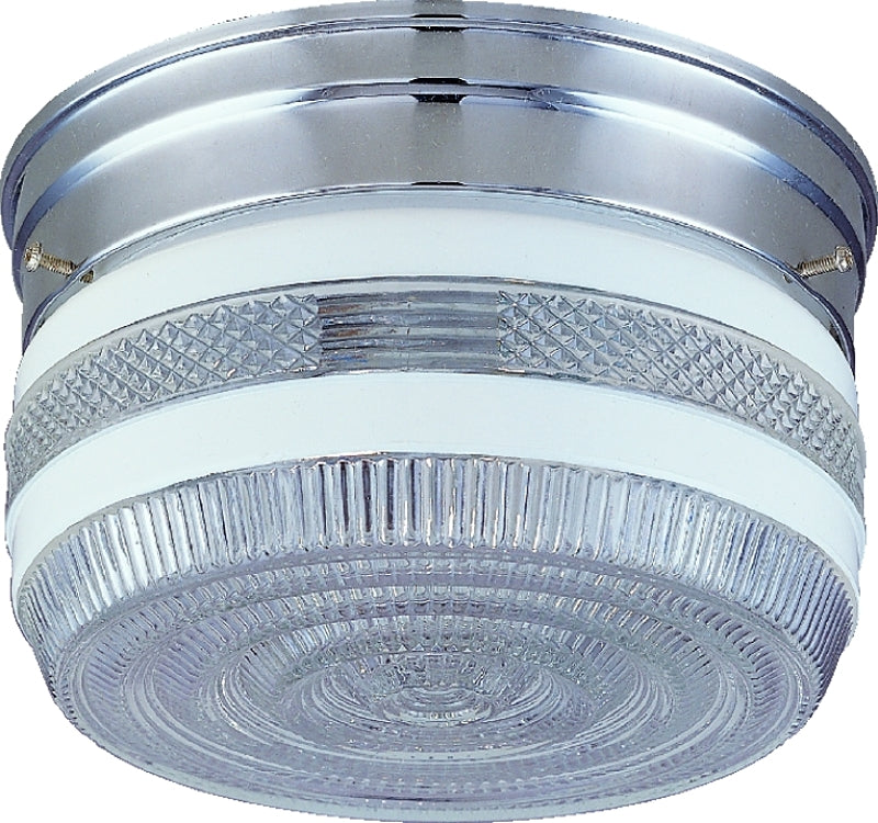 Boston Harbor F14CH02-80023L 6886733 Dimmable Ceiling Light Fixture, (2) 60/13 W Medium A19/Cfl Lamp, Chrome, 8-3/4" Diameter X 5-1/8" Height