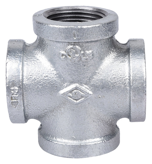 WORLDWIDE SOURCING, Cross Malleable Galv 1in, EA PPG180-25