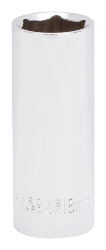 MINTCRAFT MT6507165 1 1 1 Deep Socket 18mm 3/8 Drive, 6-Point
