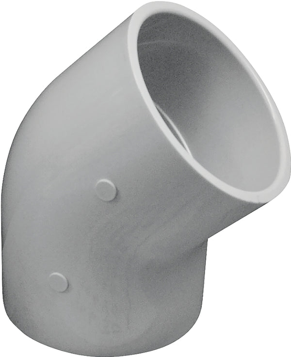 Ipex 3 45 Degree Elbow S X S Schedule 40 PVC" 417030BC