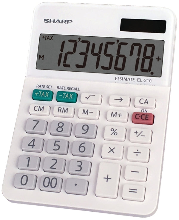 Sharp Calculators Sharp EL-310WB 8 Digit Professional Mini-Desktop Calculator