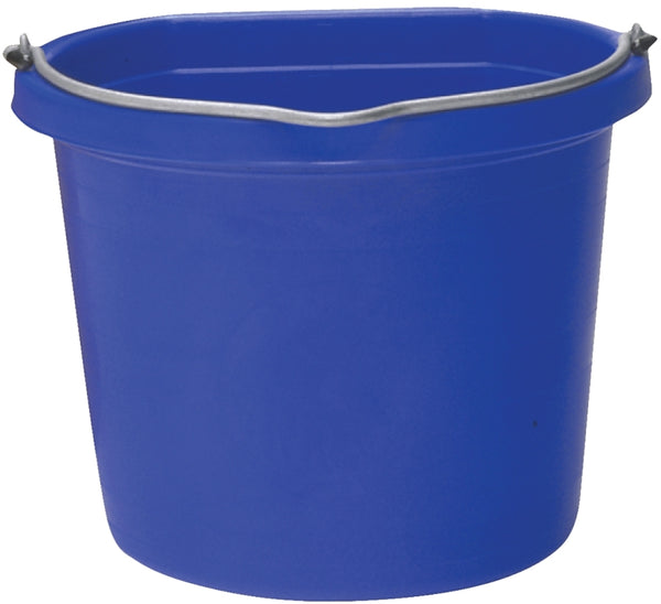 Fortiflex Flat Back Feed Bucket for Dogs/Cats and Small Animals, 20-Quart, Sky Blue FB-120SKYBLUE