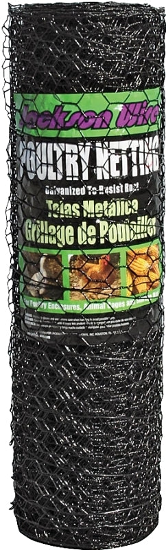 Jackson Wire 1X24"X50' Vnyl Poultry Netting 12012329