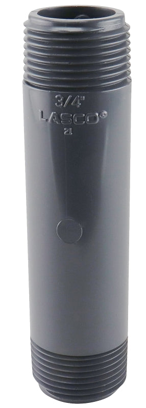 Genova 384040 384040D Sprinkler, 3/4 by 4" MIP Gray PVC 207040BC