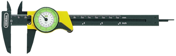 General 142 Plastic, Direct Reading Inch Dial Caliper