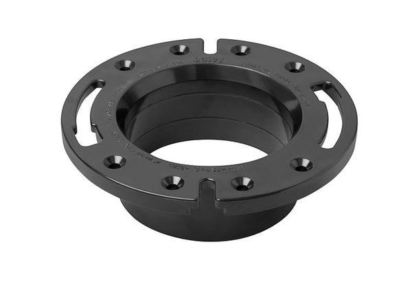 Oatey 43586 Closet Flange, 4-Inch, Black