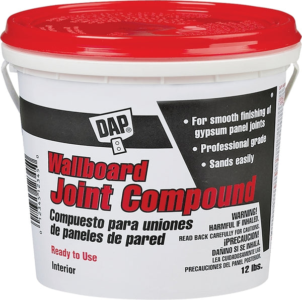 DAP Wallboard Joint Compound, White, 12 Lbs (7079810102)