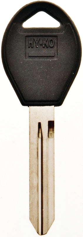 Hy-Ko Products Hy-Ko 12005DA34 Key Blank with Rubber Head, 3.157 in L x 1.098 in W, Brass, Nickel Plated (5-Pack)