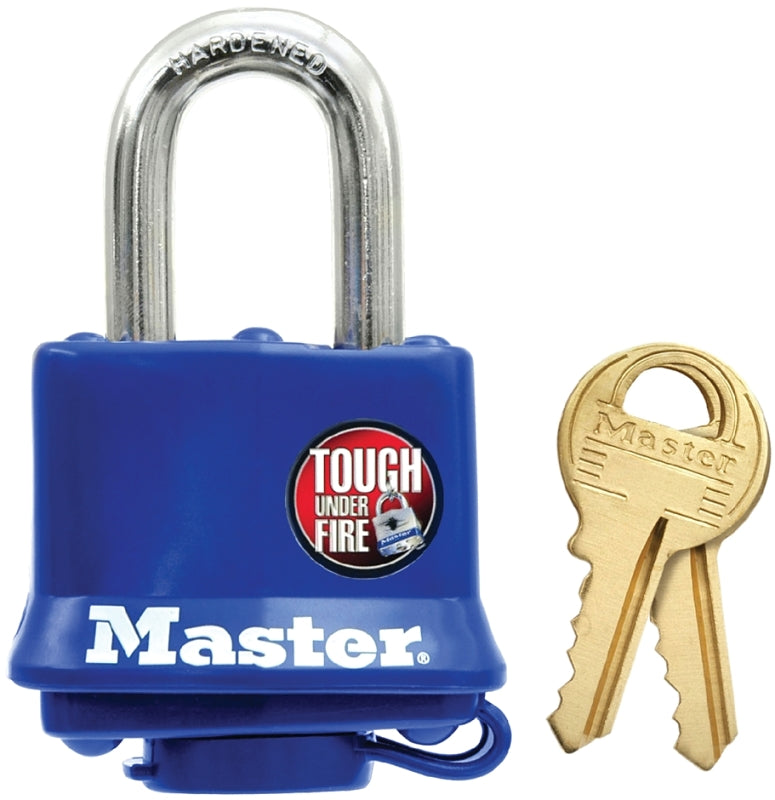 Master Lock 312D Weatherproof Padlock,Navy Blue