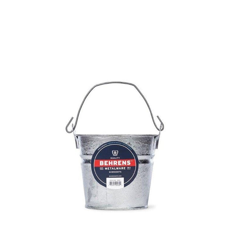 Behrens Galvanized Steel Utility Pail, 2-Quart, Silver