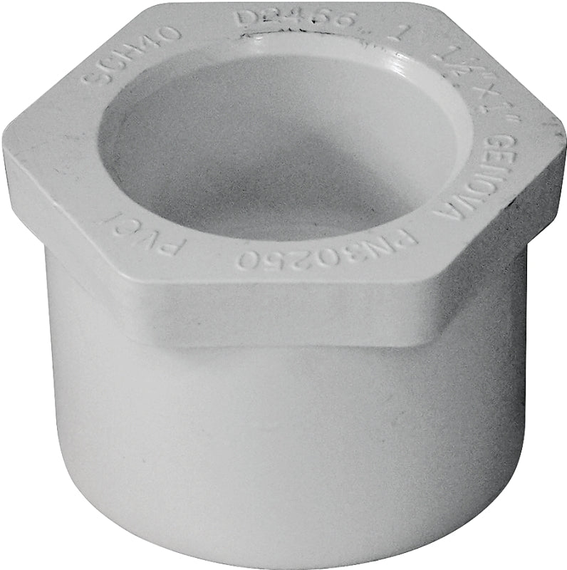 Lasco Fittings Inc 437-211 1-1/2"x1" Red Bushing Spxs 437211BC