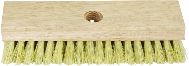 DQB Industries 11643 Dqb Heavy Duty Acid Brush, Tampico Fiber Bristle Trim, Hardwood Handle, 8" x 1-1/16"