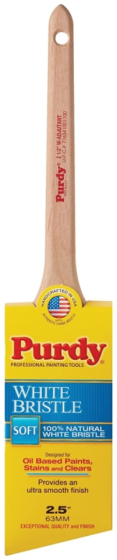 2-1/2" Purdy 144024425 Adjutant Angled Sash Paint Brush, White China Bristle Pack of 1