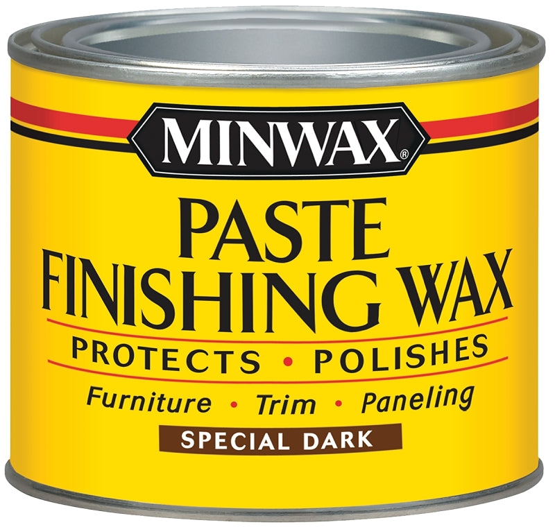 Minwax 786004444 Paste Finishing Wax, 1 Pound (Pack of 1), Dark, 16 Ounce