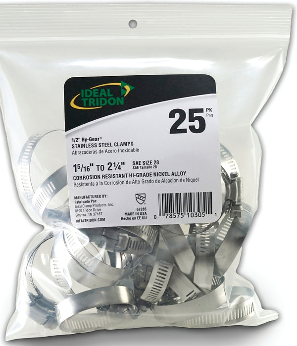 Ideal Tridon Hose Clamps Stainless Steel 1 " 6728550