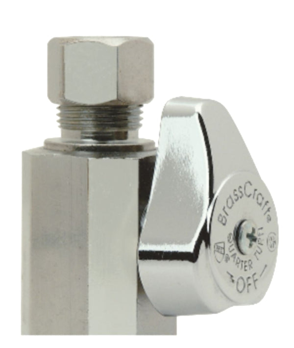 BRASSCRAFT G2R12X CD 1/2x3/8CHR Straig Valve