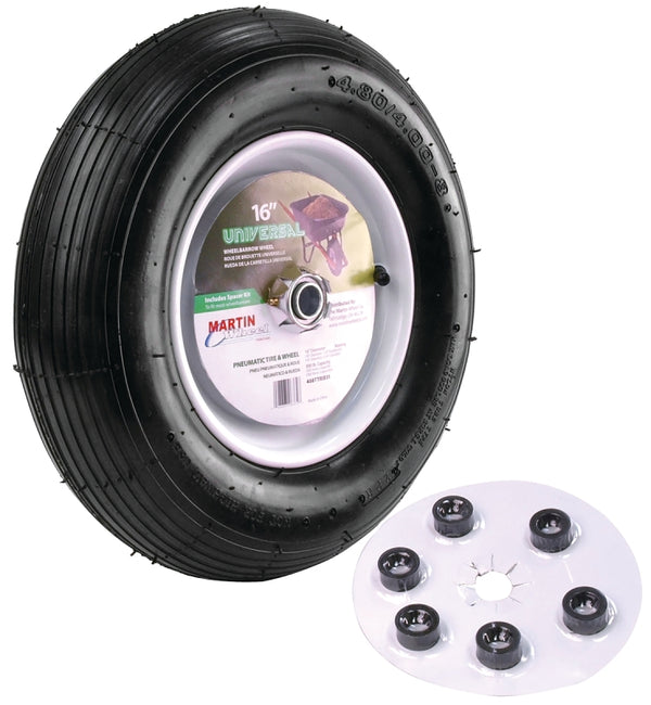 Martin Wheel Wheel Whlbrw Pneu Uni 16In 5/8 408TTRIB32