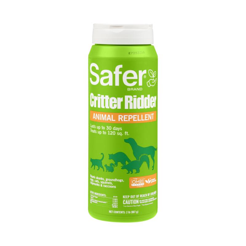 Safer Brand 5926 Critter Ridder Animal Repellent Granules-2 LB, 2 Pound (Pack of 1)