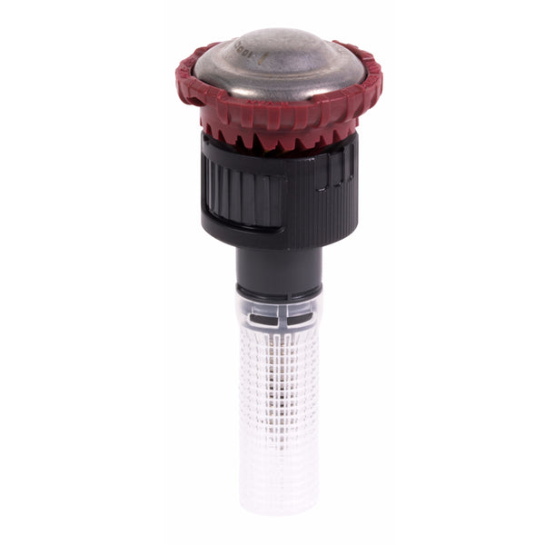 Rain Bird 24RNFPRO High-Efficiency Pro Rotary Nozzle, 360° Full Circle Pattern, 17' -24' Spray Distance, Maroon/Black