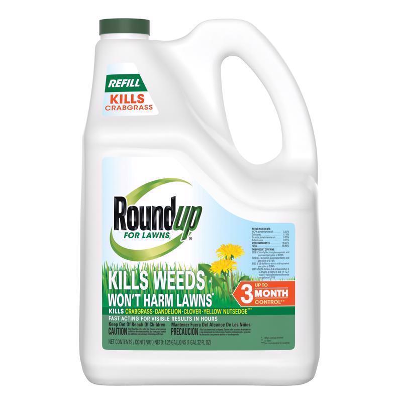 Roundup for Lawns₁ Refill - Tough Weed Killer for Use on Northern Grasses, 1.25 gal.