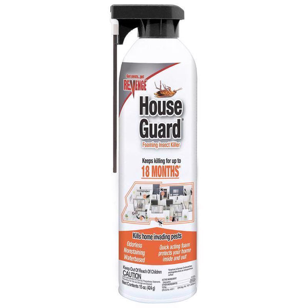 Bonide Revenge House Guard Foaming Insect Killer, 15 oz Ready-to-Use Aerosol Spray, Long Lasting Protection Indoors, Odorless and Nonstaining 46640