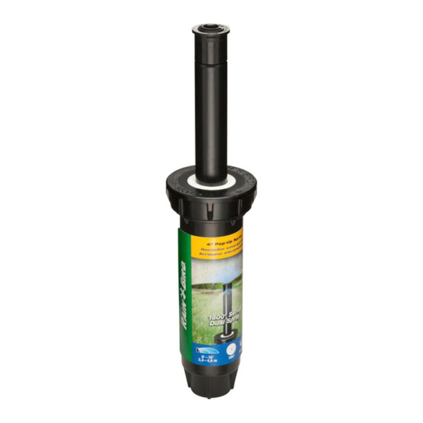 Rain Bird 1804FDSP25 Pressure Regulating (PRS) Professional Dual Spray Pop-Up Sprinkler, 360° Full Circle Pattern, 8' - 15' Spray Distance, 4" Pop-up Height