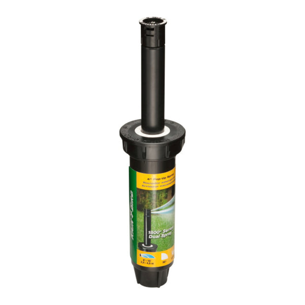 Rain Bird 1804QDSP25 Pressure Regulating Professional PRS pop-up Sprinkler, Black